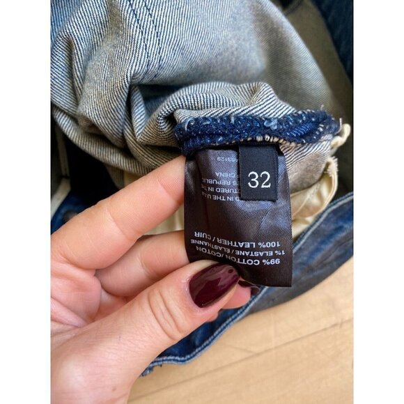 Six week Residency BNWOT "Desert Oasis" indigo skinny jeans button fly - Picture 8 of 8